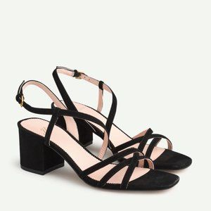 NWOB J.Crew Odette Strappy Sandals in Suede